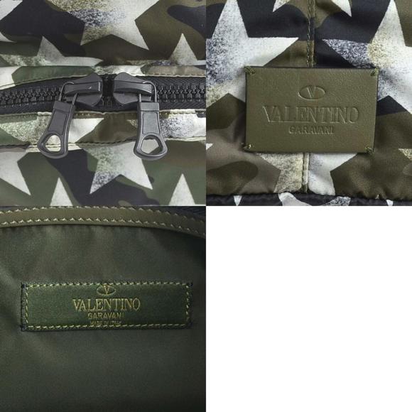 VALENTINO GARAVANI Garavani Backpack Nylon Khaki Women's - Picture 5 of 5